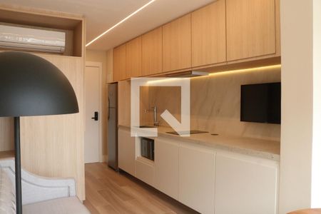 Sala e Cozinha Integrada de apartamento para alugar com 1 quarto, 43m² em Perdizes, São Paulo