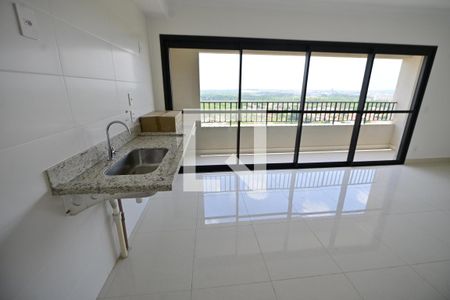 Sala/Cozinha de apartamento para alugar com 3 quartos, 78m² em Setor Crimeia Oeste, Goiânia