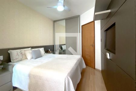 Suite 1 de apartamento à venda com 3 quartos, 85m² em Estoril, Belo Horizonte