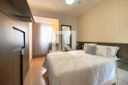 Suite 1 de apartamento à venda com 3 quartos, 85m² em Estoril, Belo Horizonte