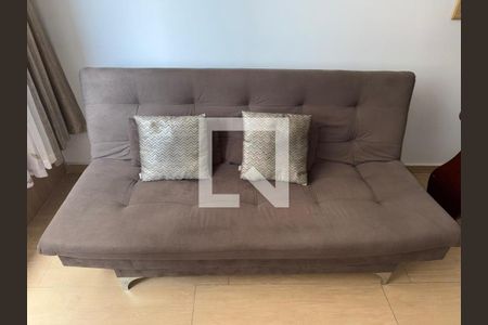 Detalhe Sala de apartamento para alugar com 1 quarto, 67m² em José Menino, Santos