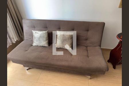 Detalhe Sala de apartamento para alugar com 1 quarto, 67m² em José Menino, Santos