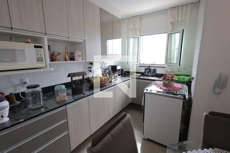 Cozinha de apartamento à venda com 2 quartos, 80m² em Vila Bela Vista, Santo André