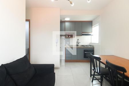 Sala de apartamento para alugar com 1 quarto, 30m² em Chácara Seis de Outubro, São Paulo