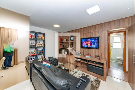Sala de apartamento à venda com 3 quartos, 100m² em Vila da Serra, Nova Lima