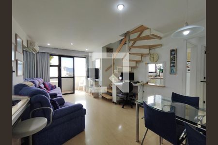 Sala de apartamento à venda com 2 quartos, 74m² em Barra da Tijuca, Rio de Janeiro