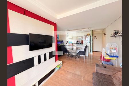 Sala de apartamento à venda com 3 quartos, 71m² em Jardim Tamoio, Jundiaí