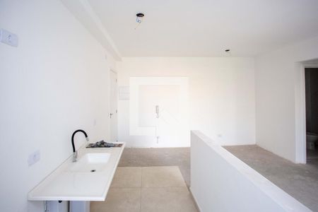 Sala/Cozinha de apartamento à venda com 2 quartos, 50m² em Centro, Diadema