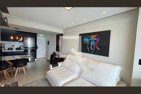 Sala de apartamento para alugar com 2 quartos, 60m² em Jardim, Santo André