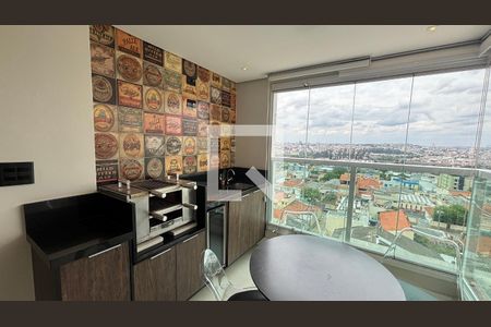 Varanda da Sala de apartamento para alugar com 2 quartos, 60m² em Jardim, Santo André