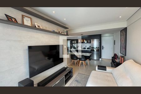Sala de apartamento para alugar com 2 quartos, 60m² em Jardim, Santo André