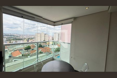 Varanda da Sala de apartamento para alugar com 2 quartos, 60m² em Jardim, Santo André