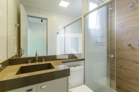 Banheiro da Suíte 1 de apartamento à venda com 2 quartos, 76m² em Indianópolis, São Paulo
