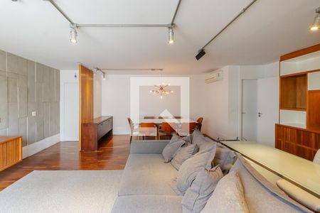 Sala de apartamento para alugar com 3 quartos, 129m² em Moema, São Paulo