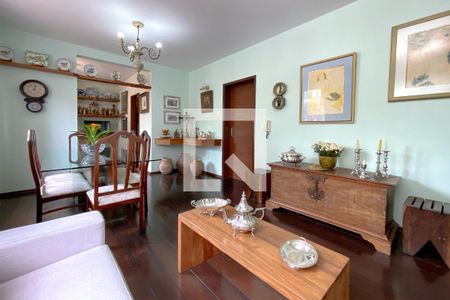 Sala de apartamento à venda com 3 quartos, 115m² em Santo Antônio, Belo Horizonte
