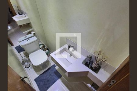 Lavabo de casa de condomínio para alugar com 3 quartos, 150m² em Vargem Pequena, Rio de Janeiro