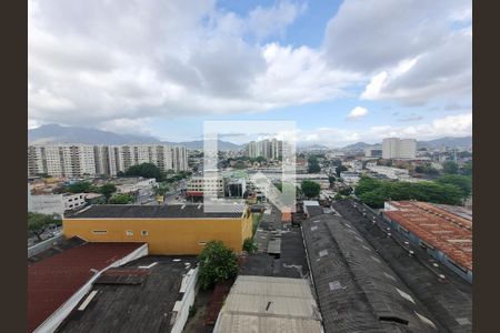 Vista da varanda de apartamento à venda com 2 quartos, 58m² em Del Castilho, Rio de Janeiro