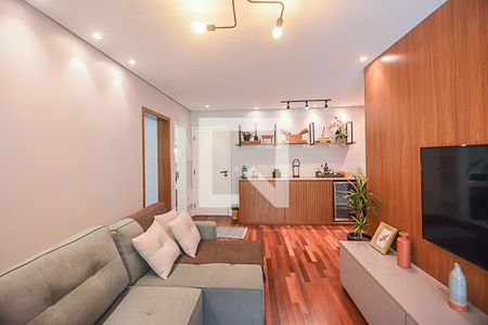 Sala de apartamento para alugar com 3 quartos, 98m² em Baeta Neves, São Bernardo do Campo