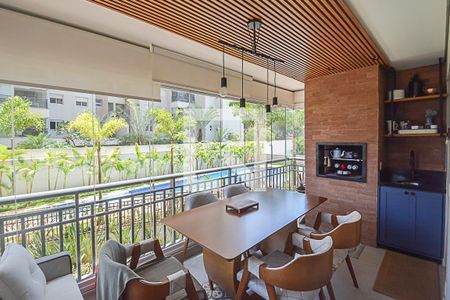 Varanda gourmet de apartamento para alugar com 3 quartos, 98m² em Baeta Neves, São Bernardo do Campo