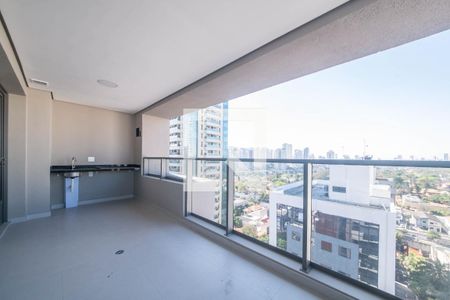 Varanda de apartamento à venda com 2 quartos, 81m² em Brooklin, São Paulo