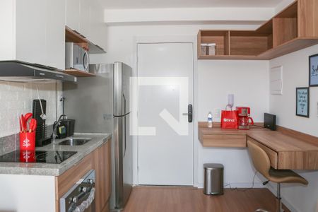 Sala e Cozinha de apartamento para alugar com 1 quarto, 27m² em Perdizes, São Paulo