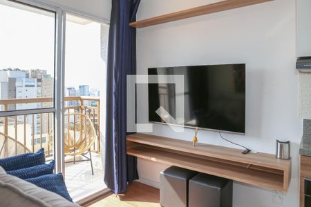 Sala e Cozinha de apartamento para alugar com 1 quarto, 27m² em Perdizes, São Paulo