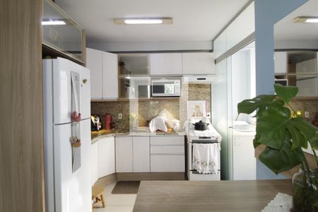 Sala/Cozinha de apartamento à venda com 3 quartos, 51m² em Mário Quintana, Porto Alegre