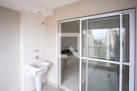 Varanda da Sala/Area de Serviço de apartamento à venda com 2 quartos, 44m² em Centro, Diadema