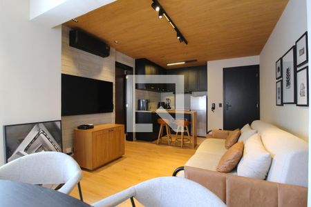 Sala/Cozinha de apartamento para alugar com 1 quarto, 45m² em Planalto Paulista, São Paulo