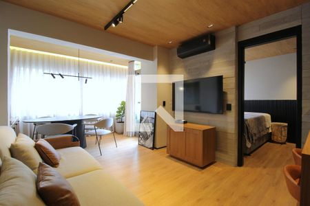 Sala/Cozinha de apartamento para alugar com 1 quarto, 45m² em Planalto Paulista, São Paulo