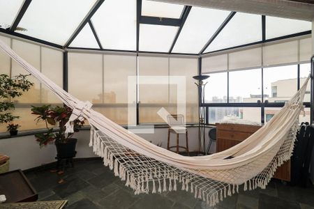 Varanda da Sala de apartamento à venda com 4 quartos, 280m² em Vila Andrade, São Paulo