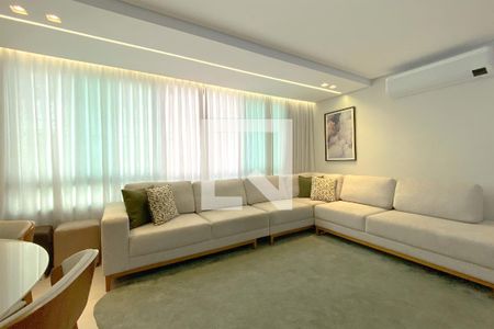 Sala de apartamento à venda com 3 quartos, 107m² em Santo Agostinho, Belo Horizonte