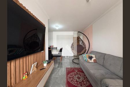 Sala de apartamento à venda com 3 quartos, 72m² em Vila Bela Vista, Santo André
