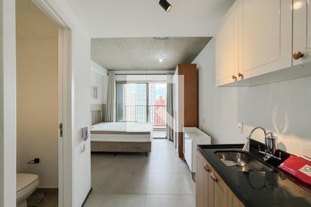 Studio de kitnet/studio para alugar com 1 quarto, 27m² em Cerqueira César, São Paulo