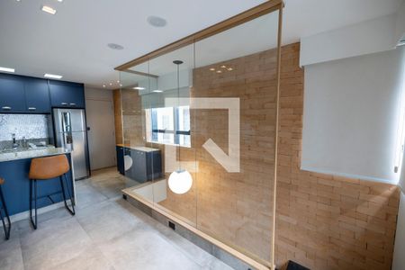 Sala_Cozinha de apartamento para alugar com 1 quarto, 50m² em Bethaville I, Barueri