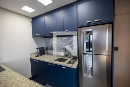 Sala_Cozinha de apartamento para alugar com 1 quarto, 50m² em Bethaville I, Barueri