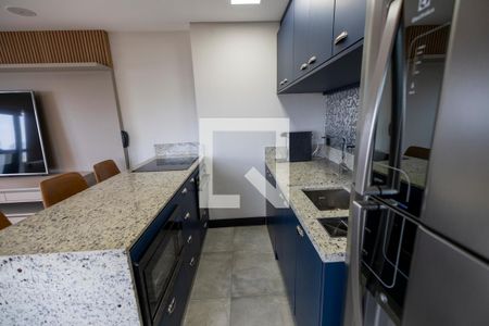 Sala_Cozinha de apartamento para alugar com 1 quarto, 50m² em Bethaville I, Barueri