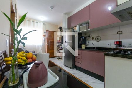 Sala e Cozinha de apartamento à venda com 2 quartos, 42m² em Vila Ré, São Paulo