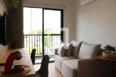Sala de apartamento para alugar com 1 quarto, 21m² em Perdizes, São Paulo