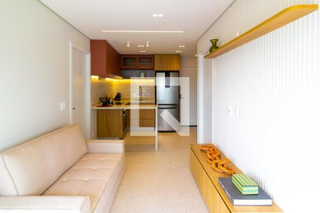 Sala de apartamento para alugar com 2 quartos, 50m² em Santo Amaro, São Paulo