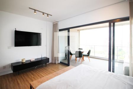 Suíte  de kitnet/studio para alugar com 1 quarto, 46m² em Itaim Bibi, São Paulo