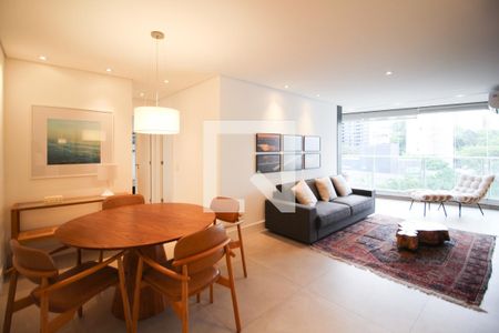 Sala de apartamento para alugar com 2 quartos, 98m² em Jardins, São Paulo