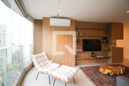 Sala de apartamento para alugar com 2 quartos, 98m² em Jardins, São Paulo