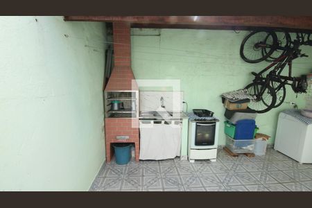 Churrasqueira de casa para alugar com 2 quartos, 150m² em Nova Mirim, Praia Grande