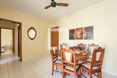 Sala de apartamento para alugar com 2 quartos, 70m² em Vila Alzira, Guarujá