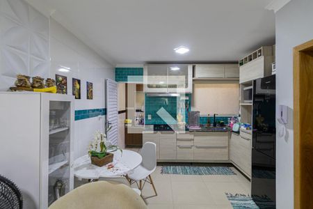 Sala e Cozinha  de casa de condomínio para alugar com 2 quartos, 80m² em Jardim Popular, São Paulo
