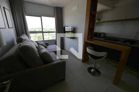 Sala de apartamento para alugar com 2 quartos, 57m² em Parque Amazonia, Goiânia