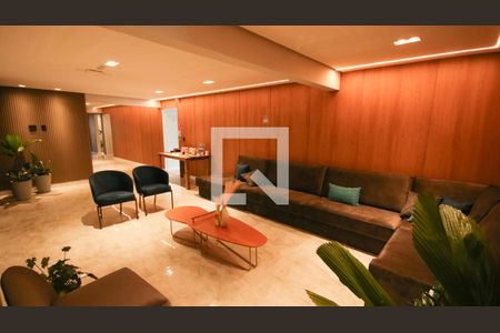 Área comum de apartamento para alugar com 1 quarto, 55m² em Vila Caiçara, Praia Grande