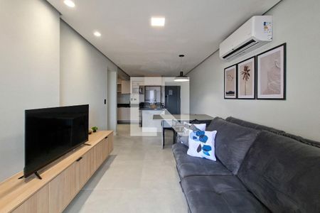 Sala de apartamento para alugar com 2 quartos, 99m² em Vila Caiçara, Praia Grande