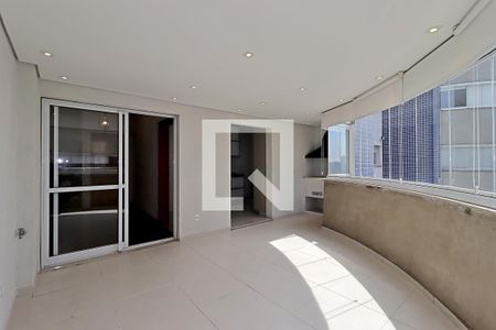 Varanda Gourmet de apartamento à venda com 3 quartos, 124m² em Vila Scarpelli, Santo André